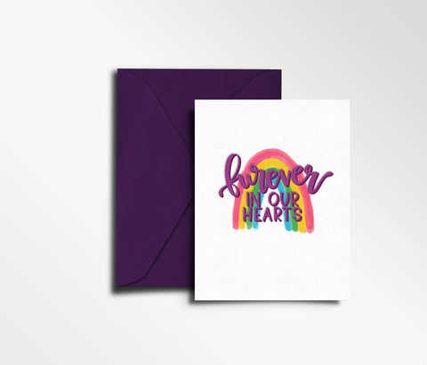 Furever in Our Hearts - Sympathy Card